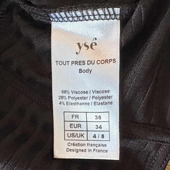 Black Ribbed Bodysuit - Picture 8 of 9